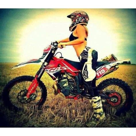 Dirt Bike Dream Girl Motorcycles Liked On Polyvore Featuring Motocross