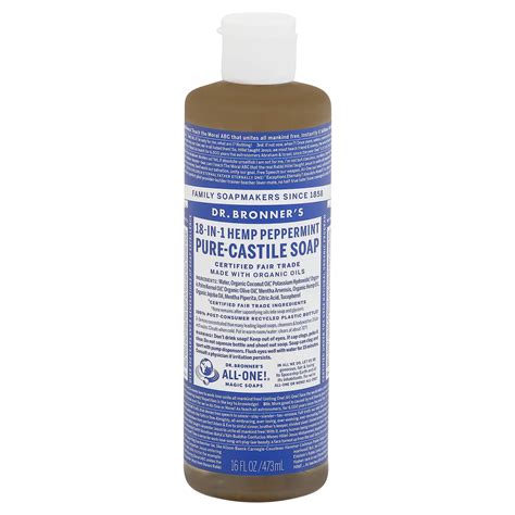 Dr Bronner S In Pure Castile Soap Hemp Peppermint Shop Body