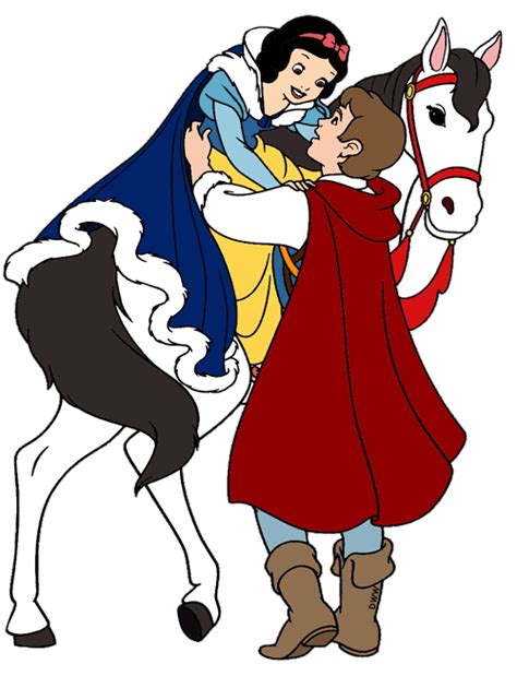 The Prince Lifts Snow White In His Arms Off His Horse Astor Snow White