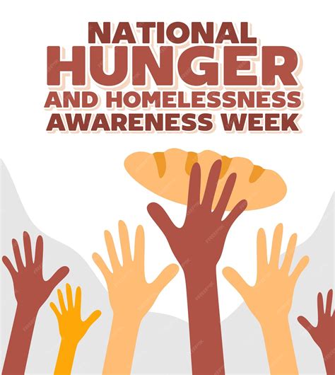 Premium Vector | National Hunger and Homelessness Awareness Week