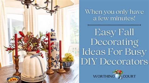 Easy Fall Decorating Ideas For Busy DIY Decorators YouTube