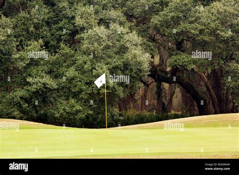 Golf course - Jekyll Island, Georgia USA Stock Photo - Alamy