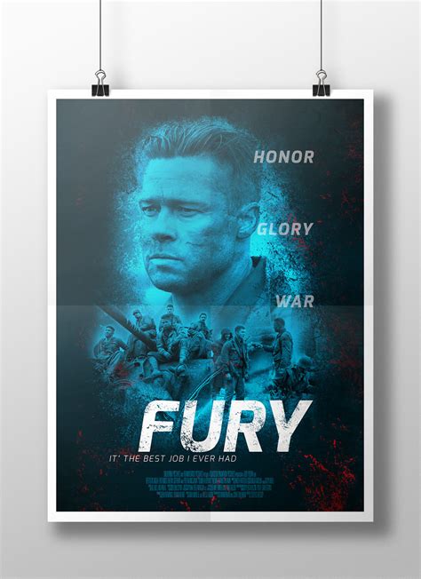 PZ Graphic+Web Design — Fury Movie Posterby Phil Zubia