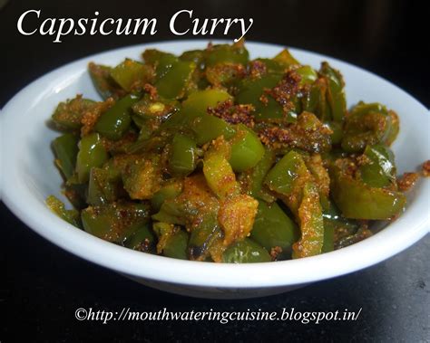 Capsicum Curry How To Make Capsicum Curry Recipe Eat Easyvegrecipes