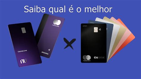 Nubank Ultravioleta x C6 Carbon Qual o melhor cartão Mastercard Black