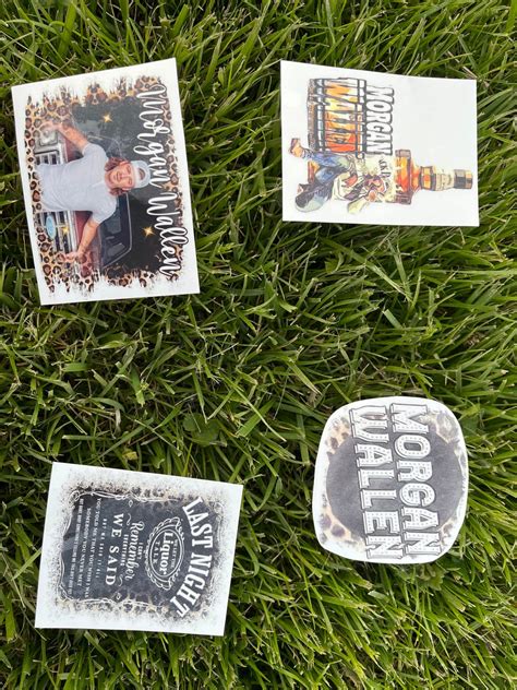 Morgan Wallen Waterproof Sticker Pack Etsy