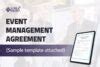 Event Management Agreement Sample Template Added