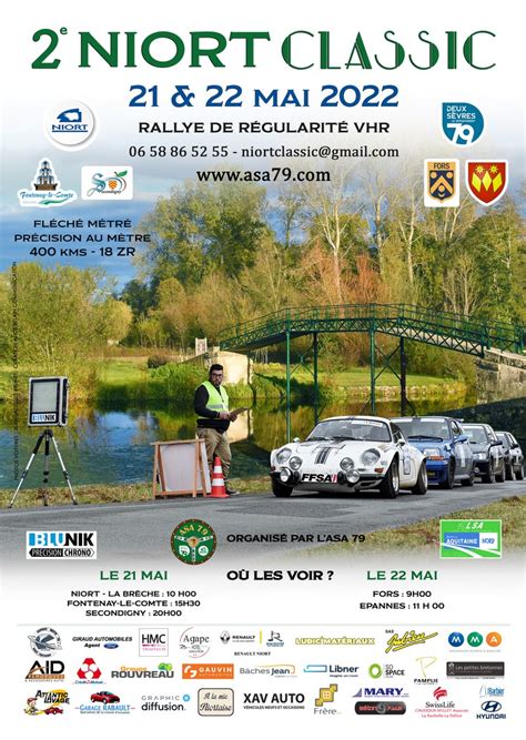 2e Rallye Niort Classic Sortir à Niort