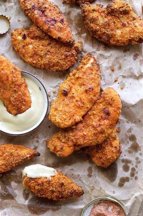 KFC Baked Oven Fried Chicken Tenders | RecipeTin Eats