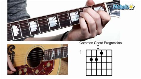 How To Play Common Chord Progression 1 4 5 On Guitar Youtube