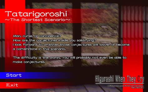 寒蝉鸣泣之时第三章祟杀篇 Higurashi When They Cry Hou Ch 3 Tatarigoroshi for Mac