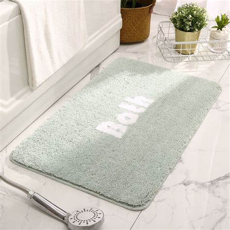 Topchances Non Slip Bath Mat Ultra Soft Washable Bathroom Rugs Water