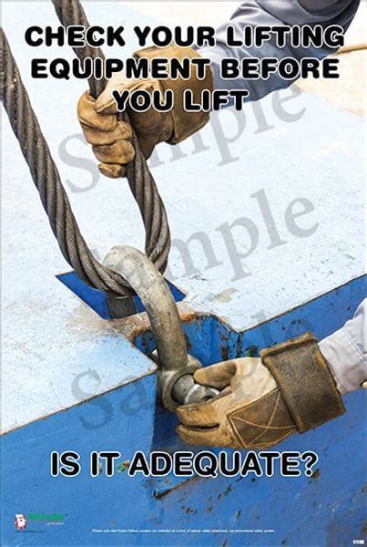 Cranes & Lifting Safety Posters