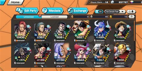 One Piece Bounty Rush Ex Shanks Starter Account Video Gaming Video