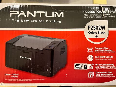 Pantum P2502W Wireless Laser Monochrome Printer - Black | eBay