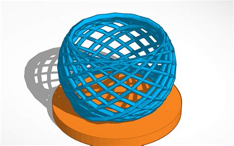 3d Design Pen Basket Tinkercad