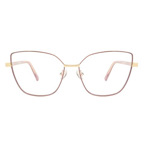 Okulary JAINA nude rose złote BLOG SHOP