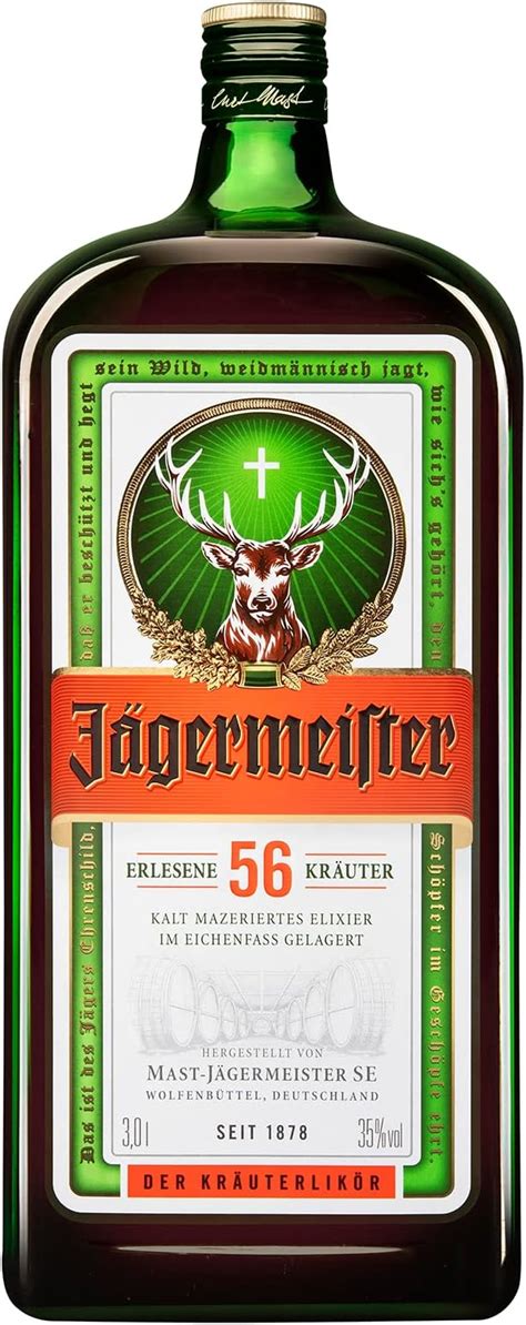 Jägermeister 1 X 3l Premium Kräuterlikör 35 Vol Integrierte