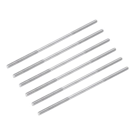 Stainless Steel Push Rod Double End Threaded Rod M X Mm Pack Of