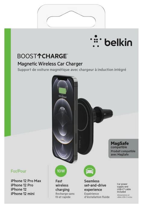 Belkin Wic Btbk Nc Magnetyczna Bezprzewodowa Czarna Adowarka Do