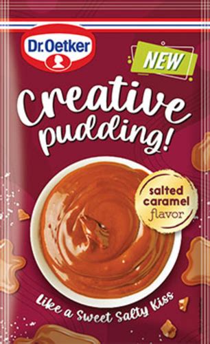 Dr. Oetker Creative pudding s okusom slane karamele - Proizvodi