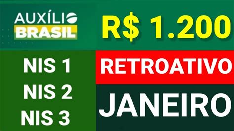 AuxÍlio Brasil Liberado Pagamento Retroativo Em Janeiro Para Quem Foi