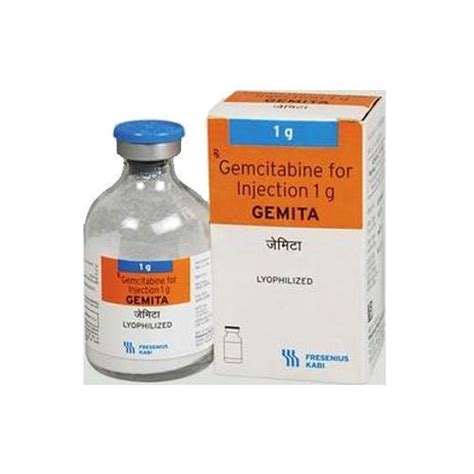 Gemcitabine Mg Gemita Injection Exporter Supplier Distributor