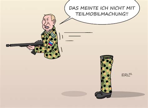 Teilmobilmachung Von Erl Politik Cartoon TOONPOOL