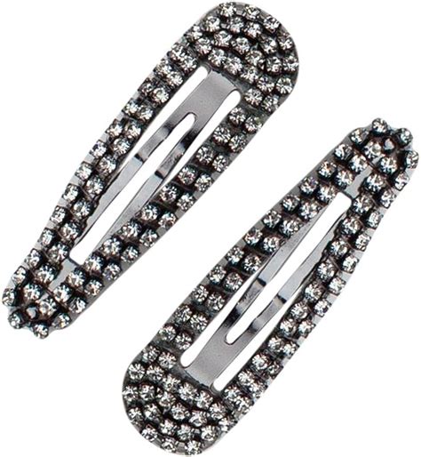 Kitsch Clip Snap Rhinestone Snap Clips For Hair Hair Snap Clips