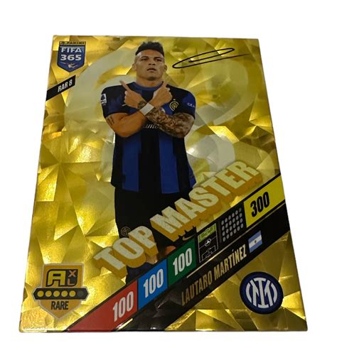 Fifa 365 2024 Adrenalyn RAR 8 TOP MASTER RARE Lautaro Martinez