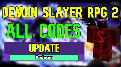 All Demon Slayer Rpg 2 Codes Roblox Demon Slayer Rpg 2 Codes July