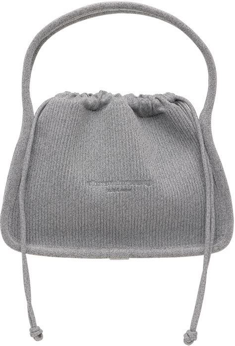 Alexander Wang Silver Small Ryan Bag Ssense Canada