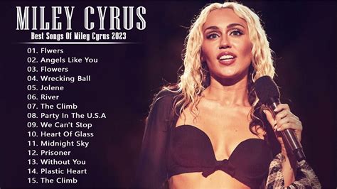 Miley Cyrus Greatest Hits Best Songs Playlist 2023 Youtube