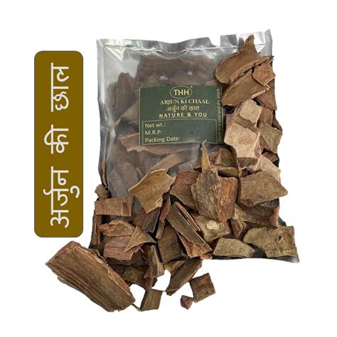 Buy Thh Organic Arjun Ki Chaal Dried Arjuna Tree Bark Raw