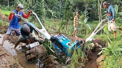 Ga Bisa Gaspol Traktor Sawah Menggarap Lahan Pegunungan Petak