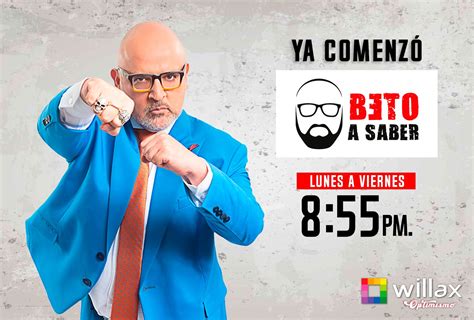 Willax Televisión On Twitter Betoasaber ¡ya ComenzÓ Mira Beto A