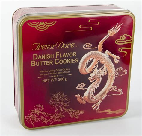 Сладкое сухое печенье ассорти с шоколадом 300 гр. (дракон жестяная ...