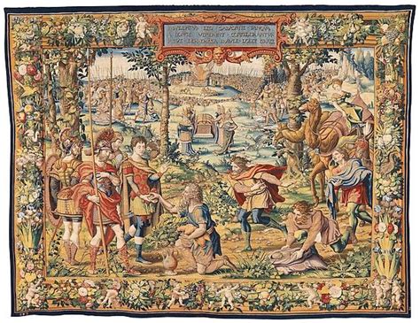 Designed By Pieter Coecke Van Aelst The Story Of Joshua Gibeonites