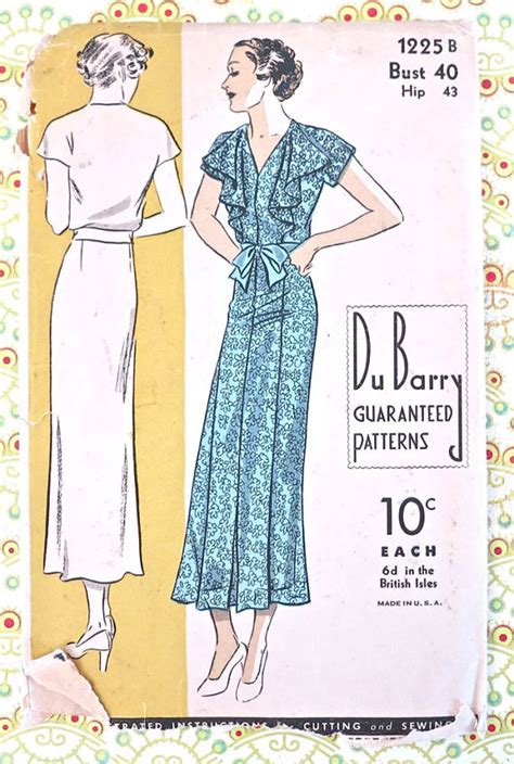 Dubarry 1225b Vintage Sewing Patterns Fandom