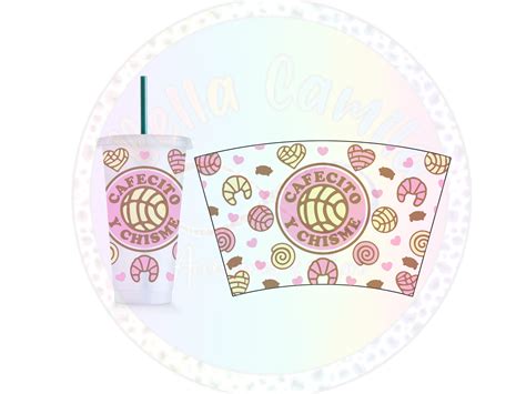 Cafecito Y Chisme 24oz Uv Dtf Cup Wrap Bella Camila Accessories And More