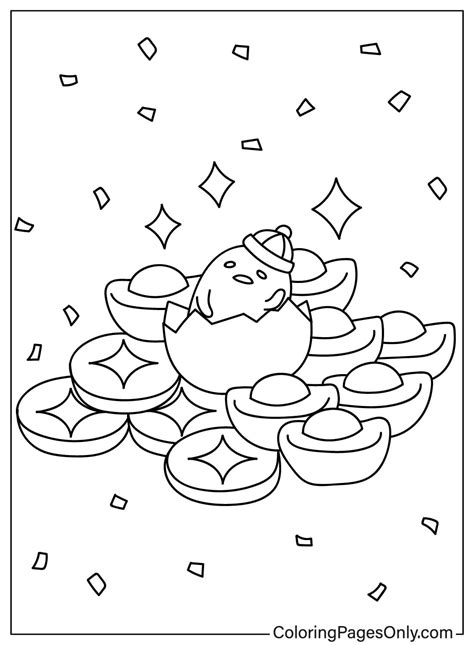 Pagina Da Colorare Gudetama Stampabile Pagine Da Colorare Stampabili