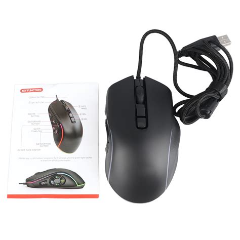 Wired Gaming Mouse 10 Buttons RGB Light Computer Gamer Mouse 6 ...