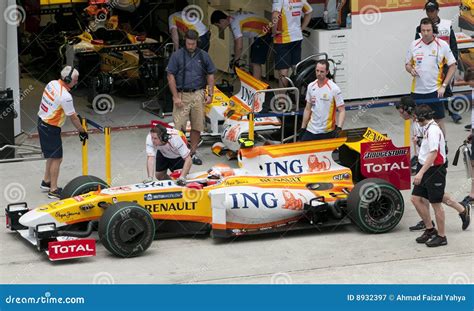 2009 Nelson Piquet Jr At Malaysian F1 Grand Prix Editorial Photography