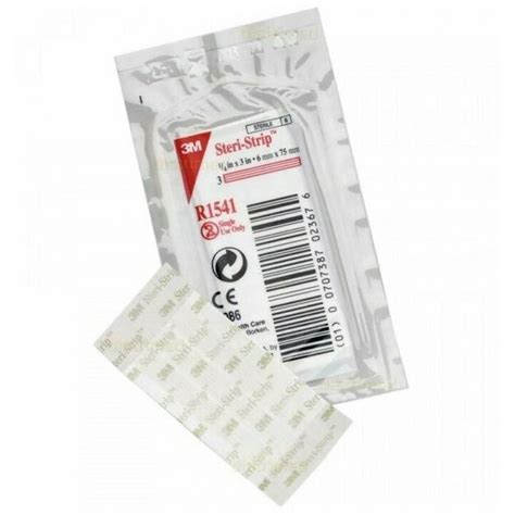 Sutures Cutanées Stériles Adhésives Renforcées Steri Strip 3M 50 sachets