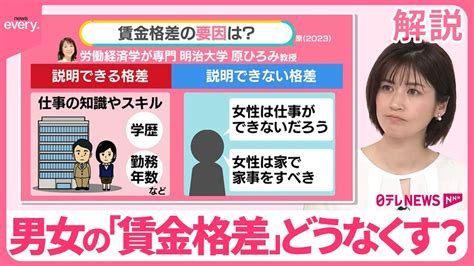 【男女の賃金格差】賃金格差の裏に“無意識な差別” 中学の授業も影響？【みんなのギモン】 Moe Zine