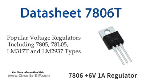 LM7806 Voltage Regulator IC Pinout Datasheet Circuit And 53 OFF