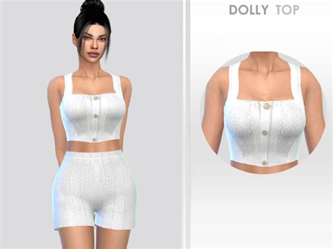 The Sims Resource Dolly Top