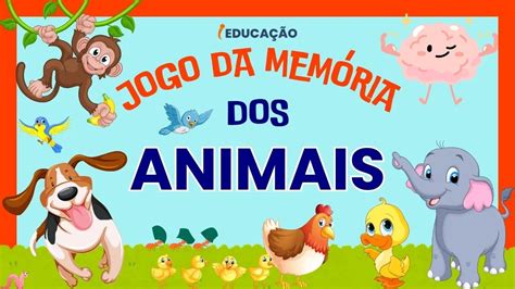 Jogo Da Mem Ria Dos Animais Para Imprimir