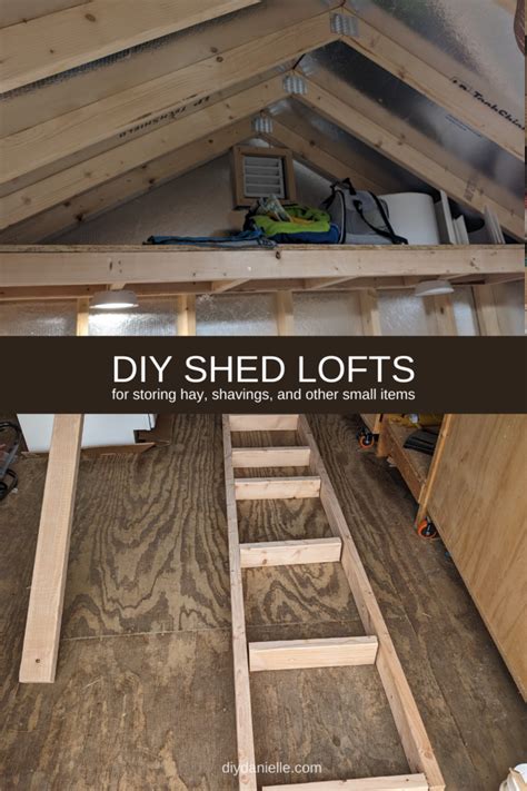 How To Build A Shed Loft Diy Danielle®