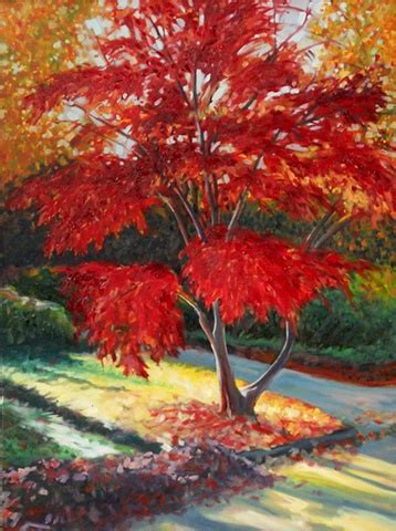 Japanese Maple Painting At Paintingvalley Explore Collection Of